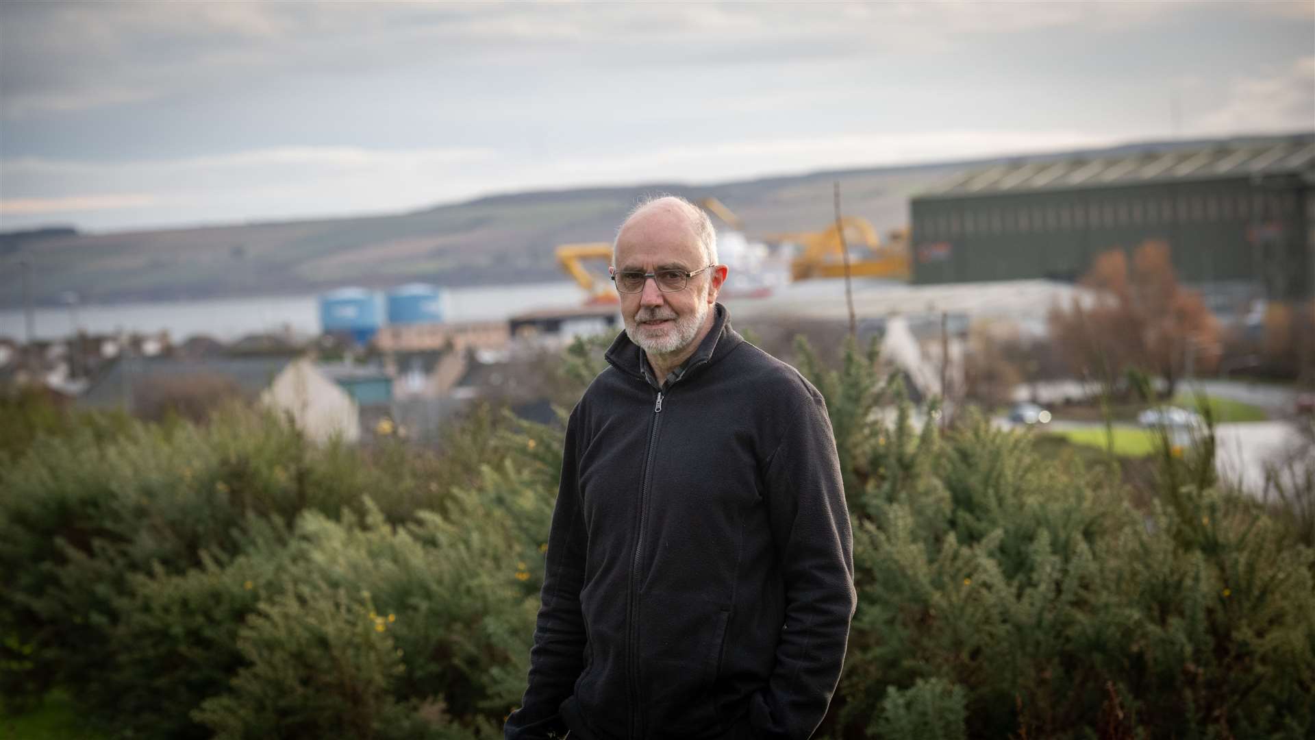 John McHardy in Invergordon. He has lived in Easter Ross for 60 years and has been at the heart of efforts to expand provision of affordable housing. Picture: Callum Mackay.