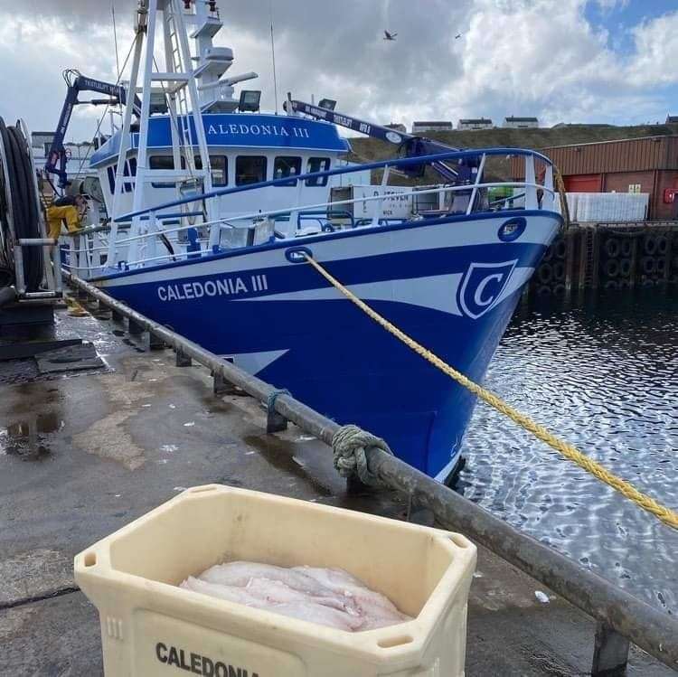 Local fisherman Steven Clarke's boat.