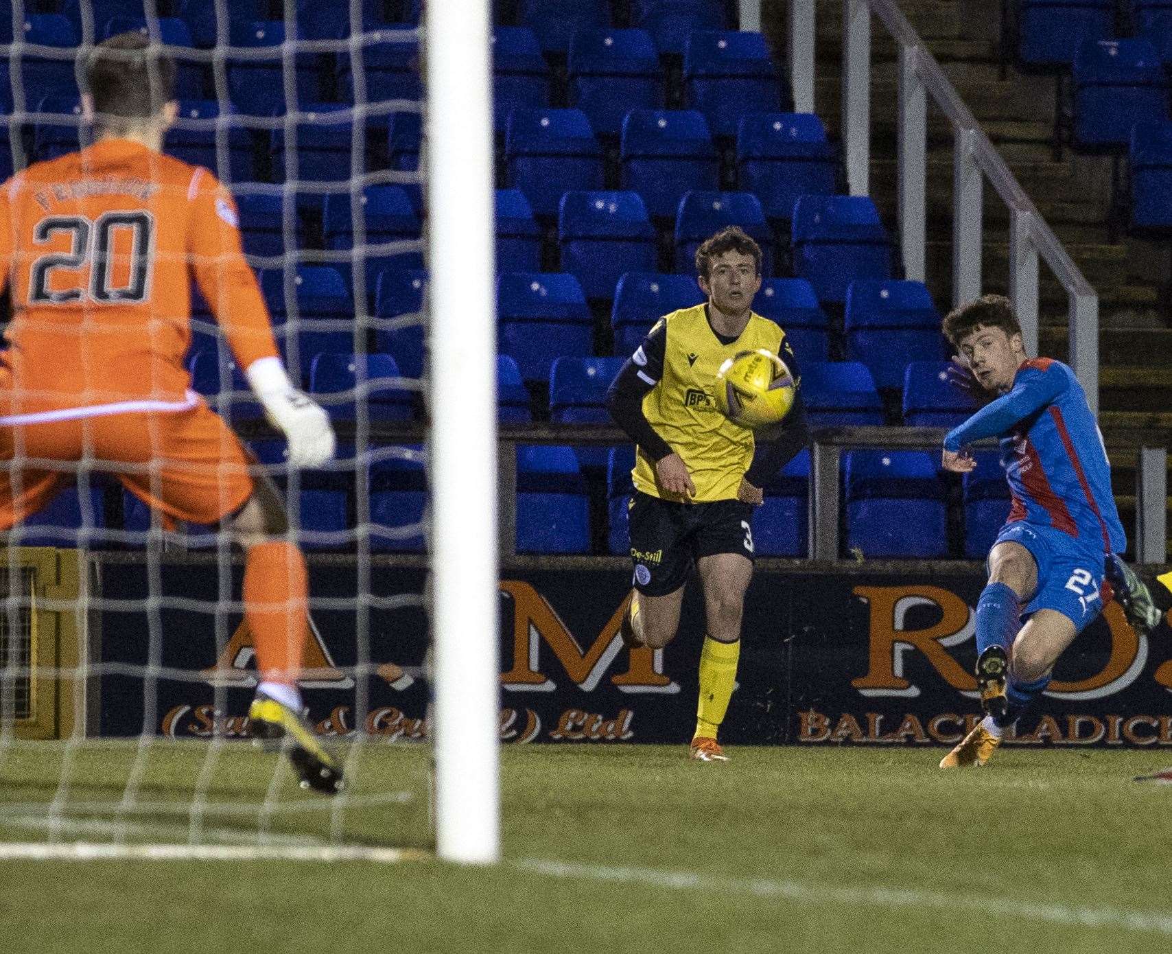 Daniel Mackay opened the scoring for Inverness. Picture: Ken Macpherson
