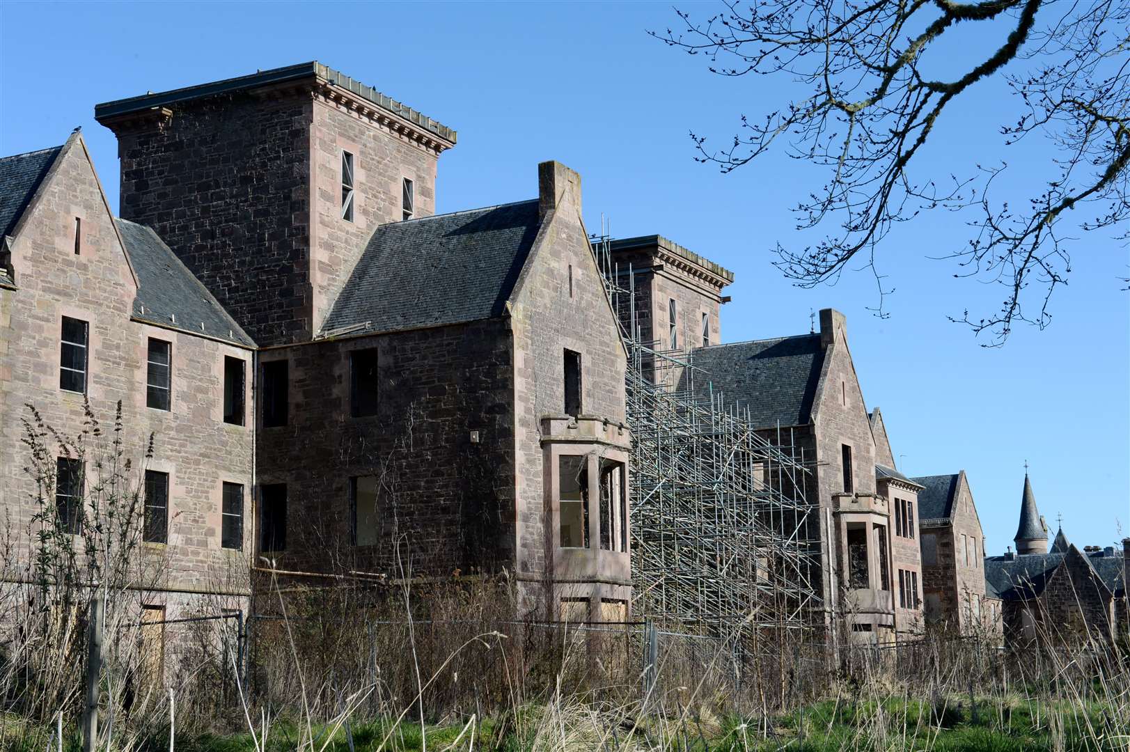 Craig Dunain, the former psychiatric hospital which lies at the heart of Helen Forbes' crime thriller, Unravelling.