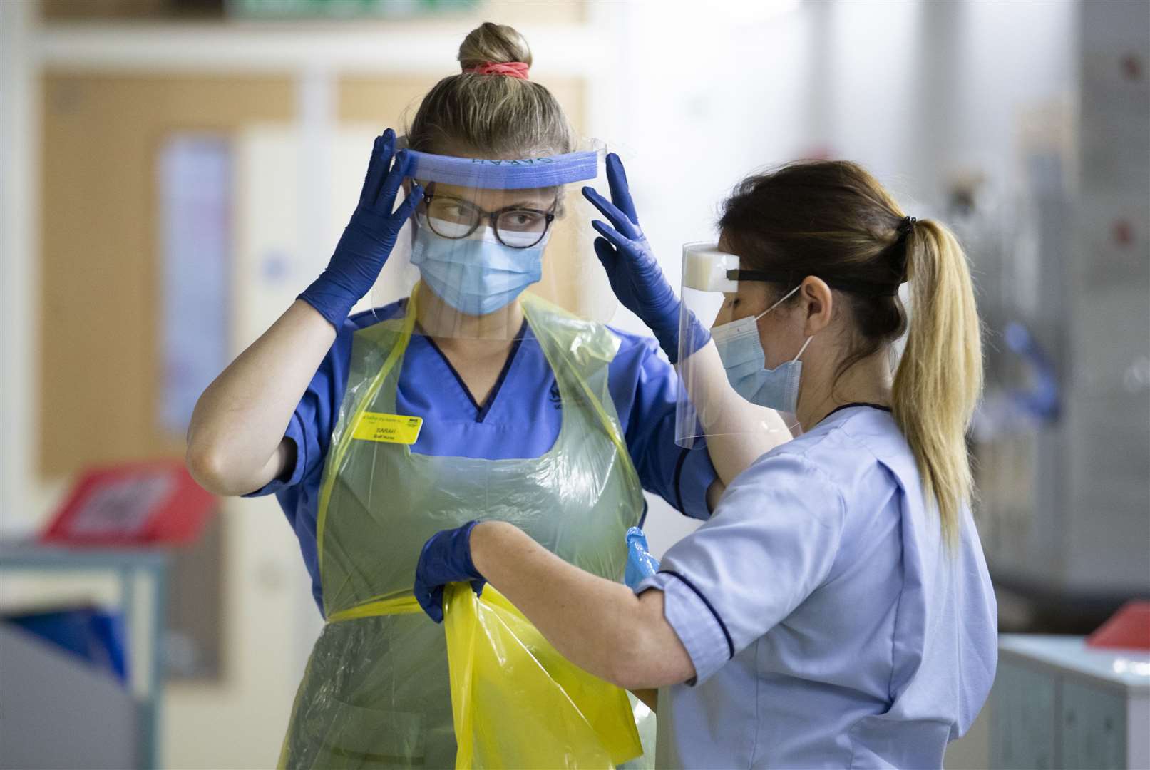 Nurses have been on the front line of the pandemic (Jane Barlow/PA)