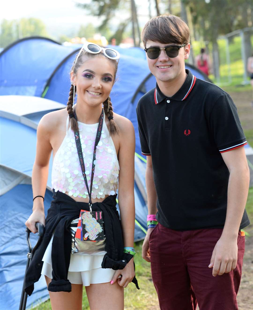 Belladrum 2019..Rebecca Lee and Jack Keith...Picture: Gary Anthony. Image No.044555.