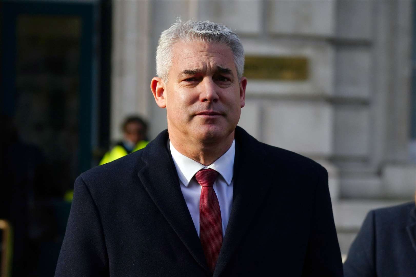 Health Secretary Steve Barclay appeared to blame a surge in cases of flu, Covid-19 and Strep A for the pressures the NHS faced over Christmas (Victoria Jones/PA)