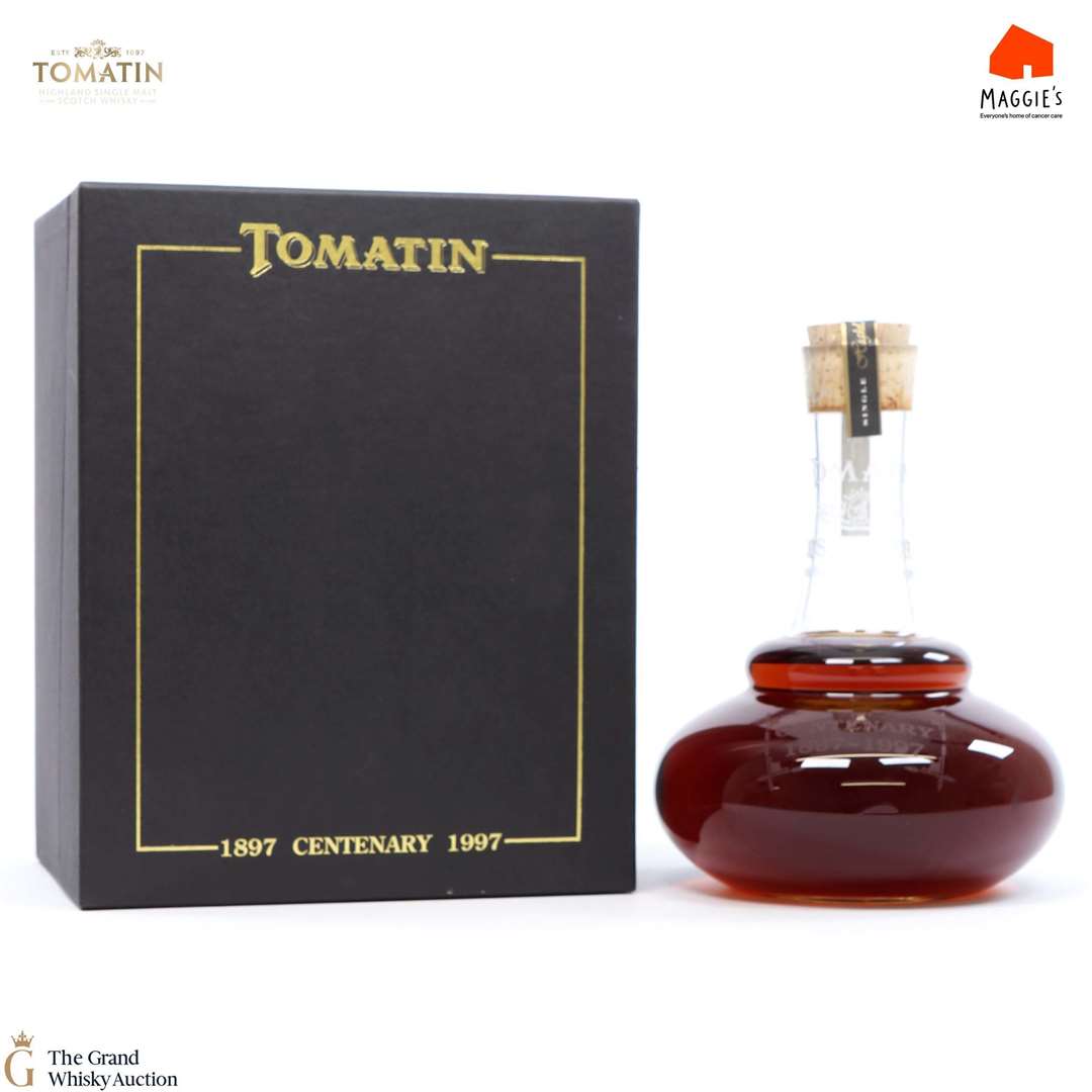 This special edition 30-year-old 1897 centenary decanter is among the auction items on offer.
