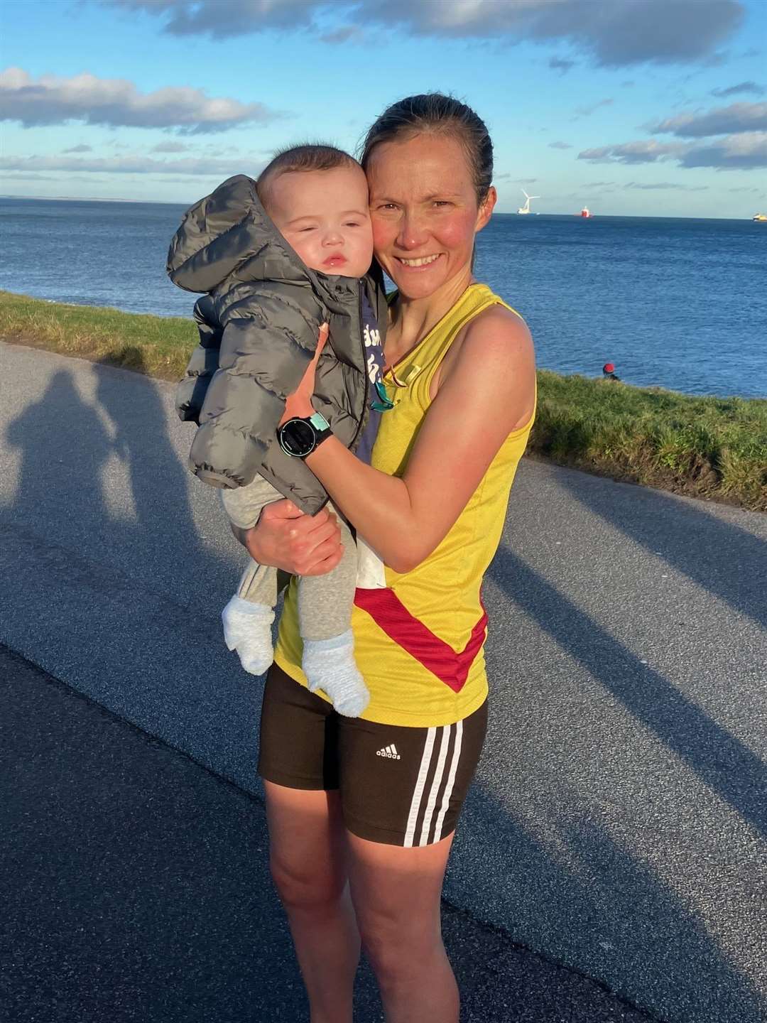 Jenny Bannerman is working her way back into competitive racing after giving birth to baby George.