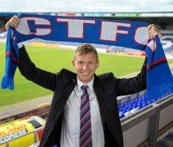 Richie Foran was officially unveiled as manager on Wednesday afternoon. Picture: Ken Macpherson.