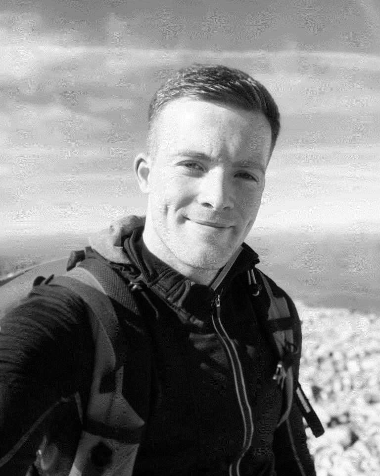 Sam Cairns of Fitness@58degrees on top of Ben Nevis.