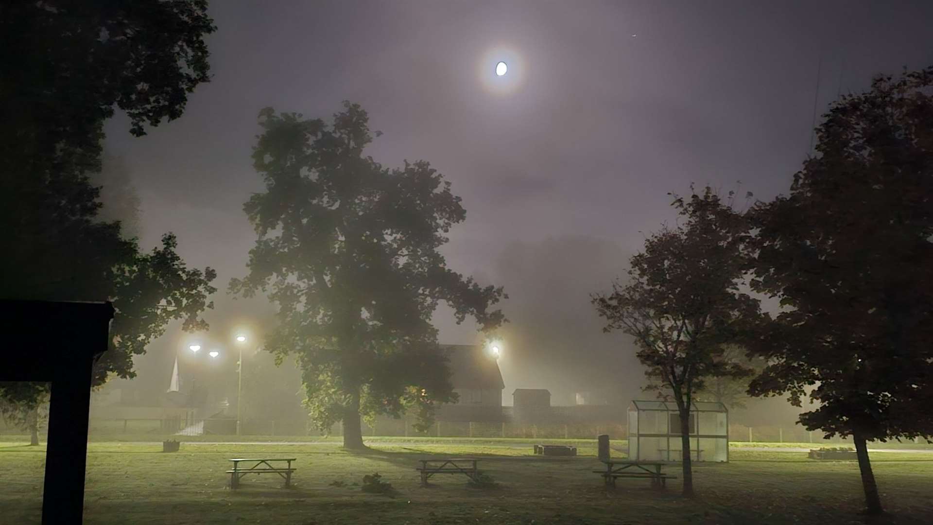 A misty night in Kiltarlity. Picture: Kevin Waddingtom