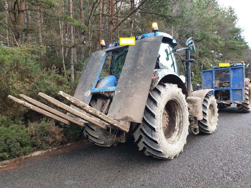 Tractors were stopped during this week's drink/drug drive campaign