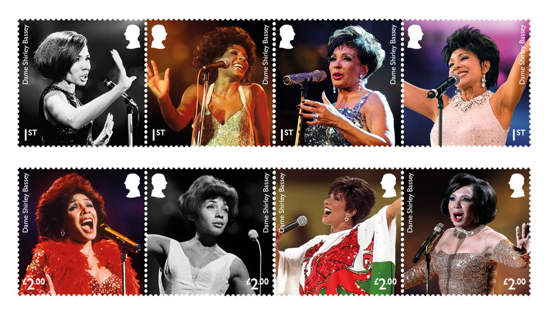 A set of stamps was issued in Dame Shirley’s honour earlier this year (Royal Mail/PA)