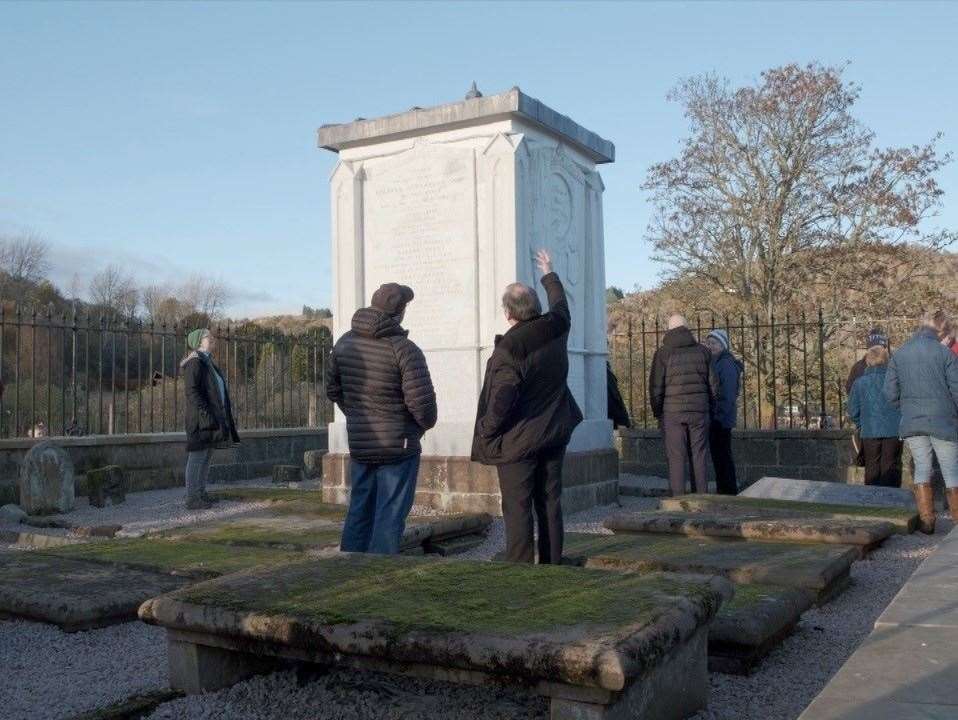 The opening day allowed people to explore the graves.