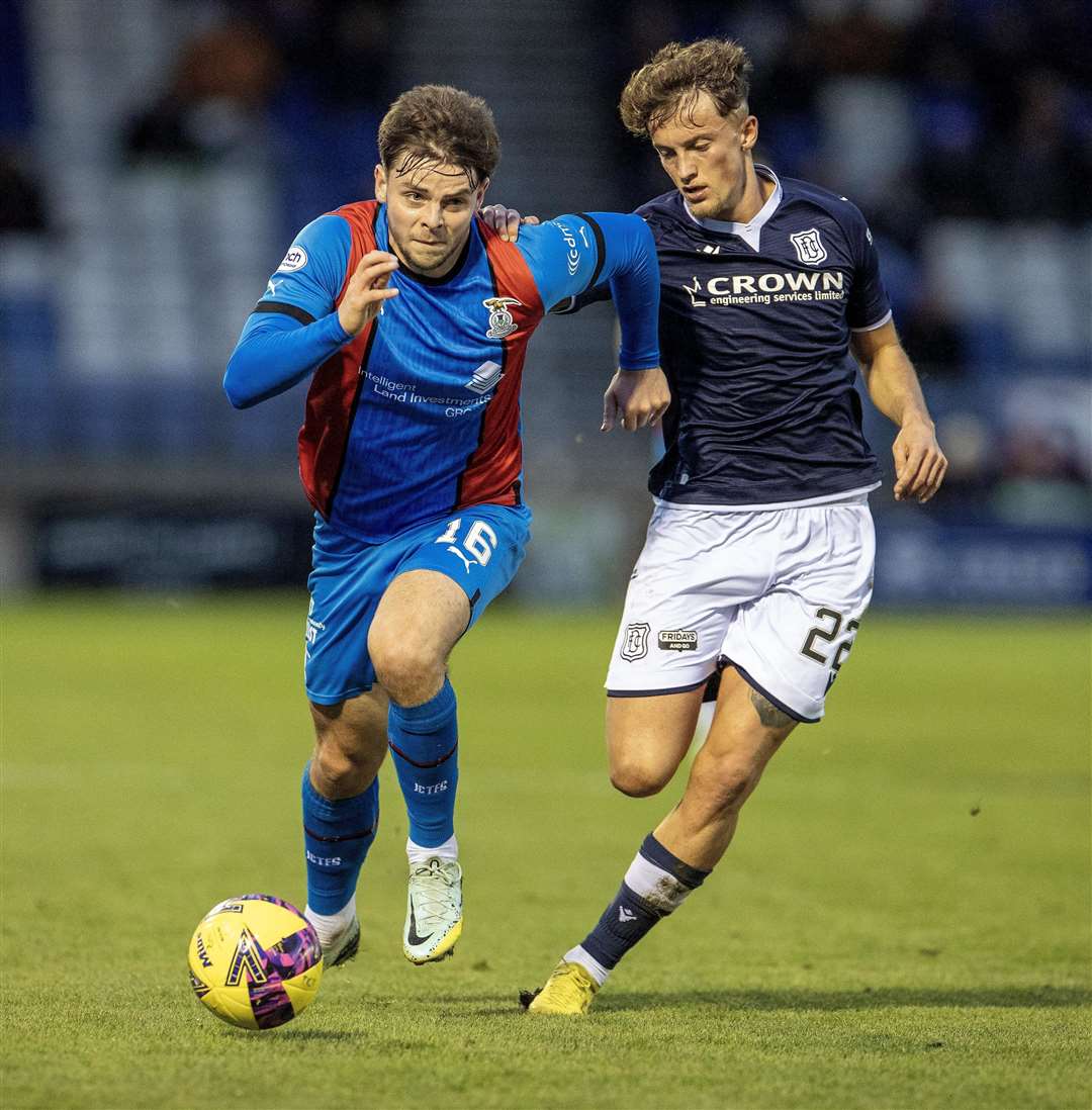 Lewis Hyde has gone from fan to player at Inverness. Picture: Ken Macpherson