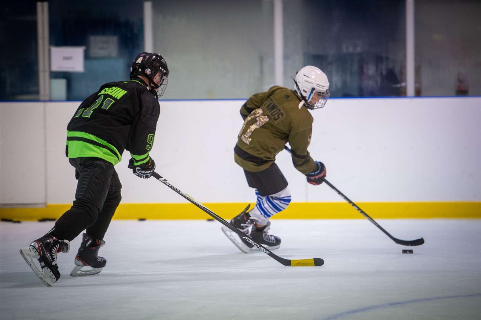 More youngsters are being given the opportunity to play competitive ice hockey as a result of the under-12 merger. Picture: Callum Mackay