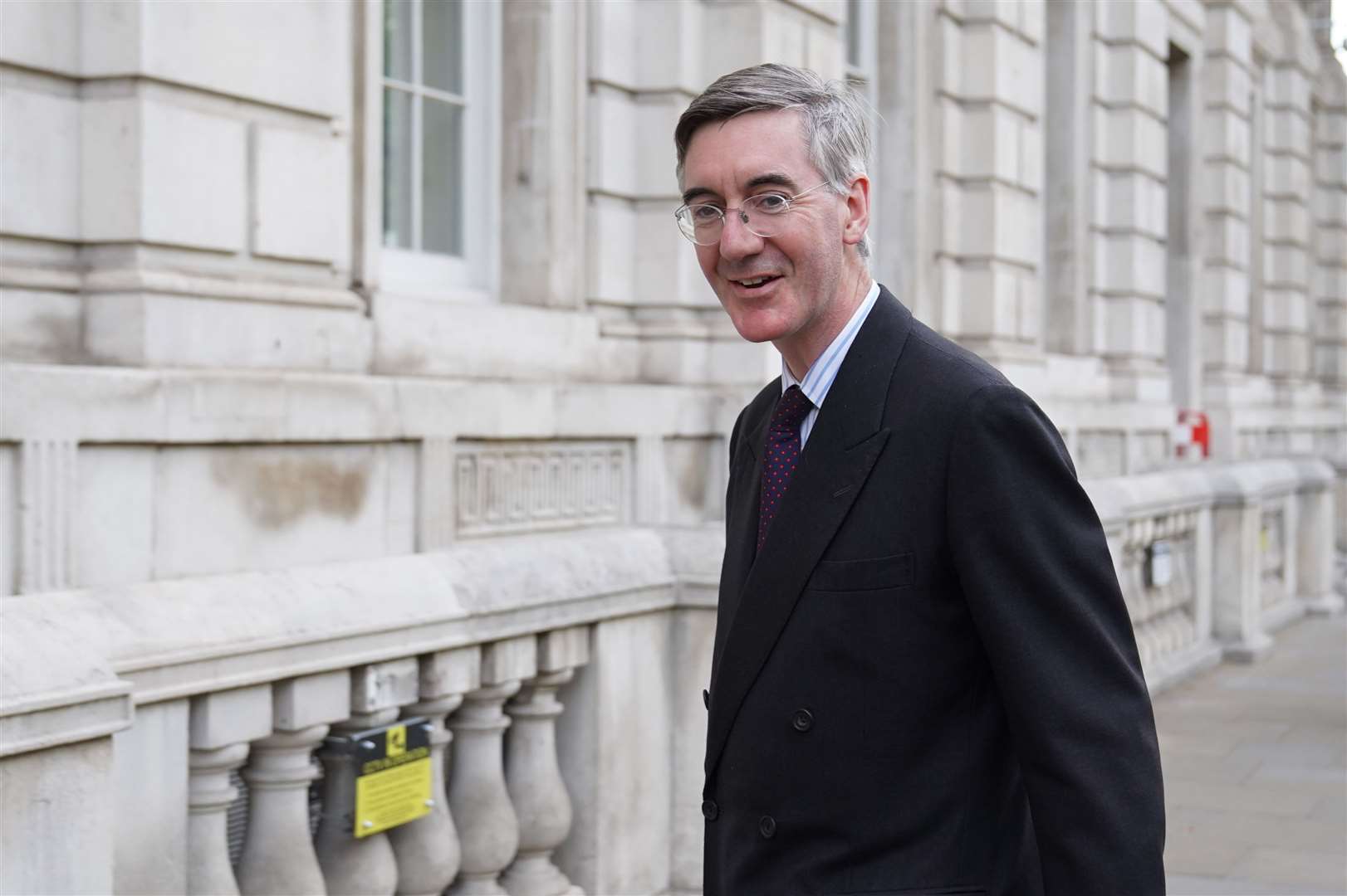 Jacob Rees-Mogg criticised Douglas Ross following the Scottish Tory’s call for Boris Johnson to quit (PA)