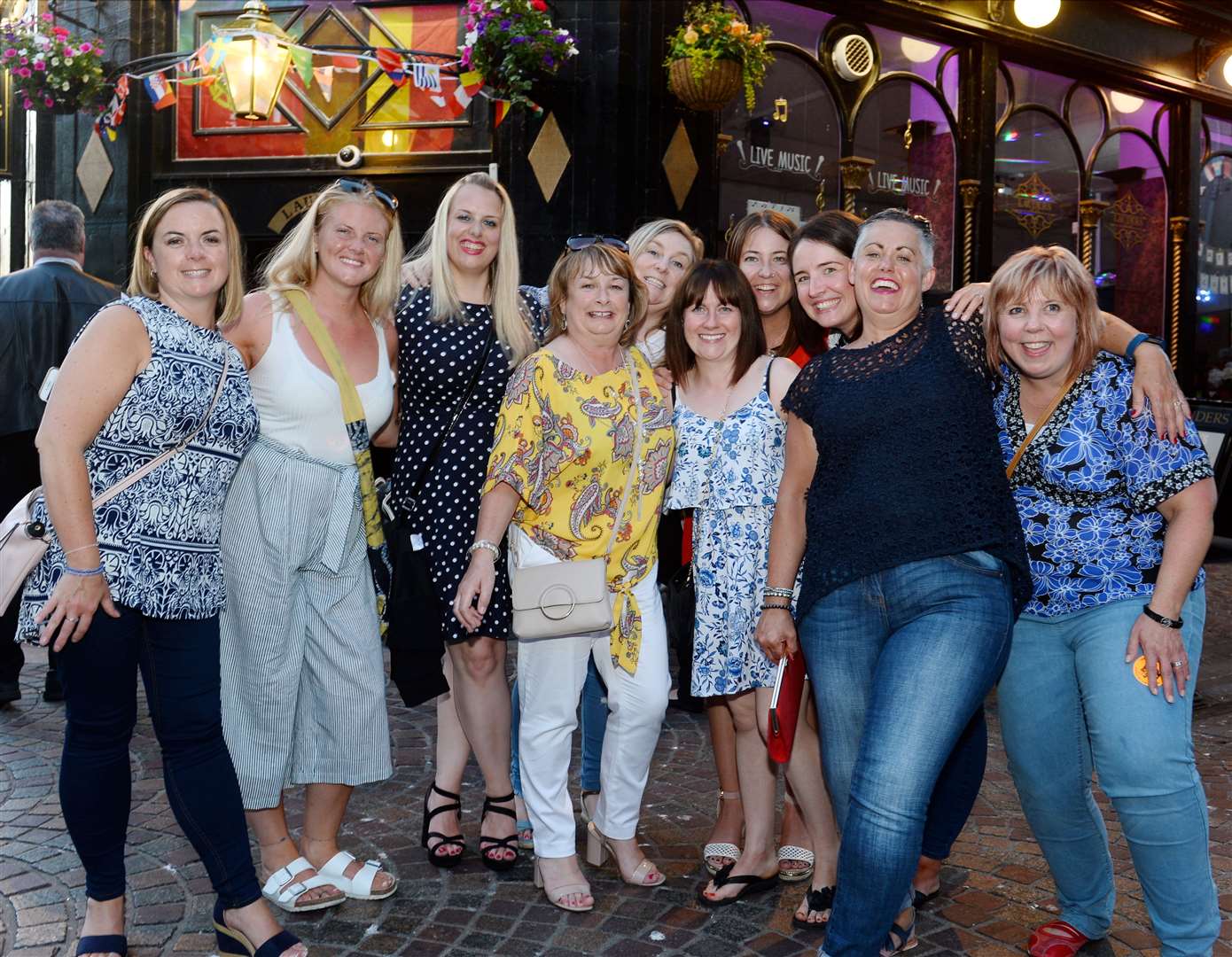The staff of Ward 5C at Raigmore enjoy a night out. Picture: Gary Anthony.