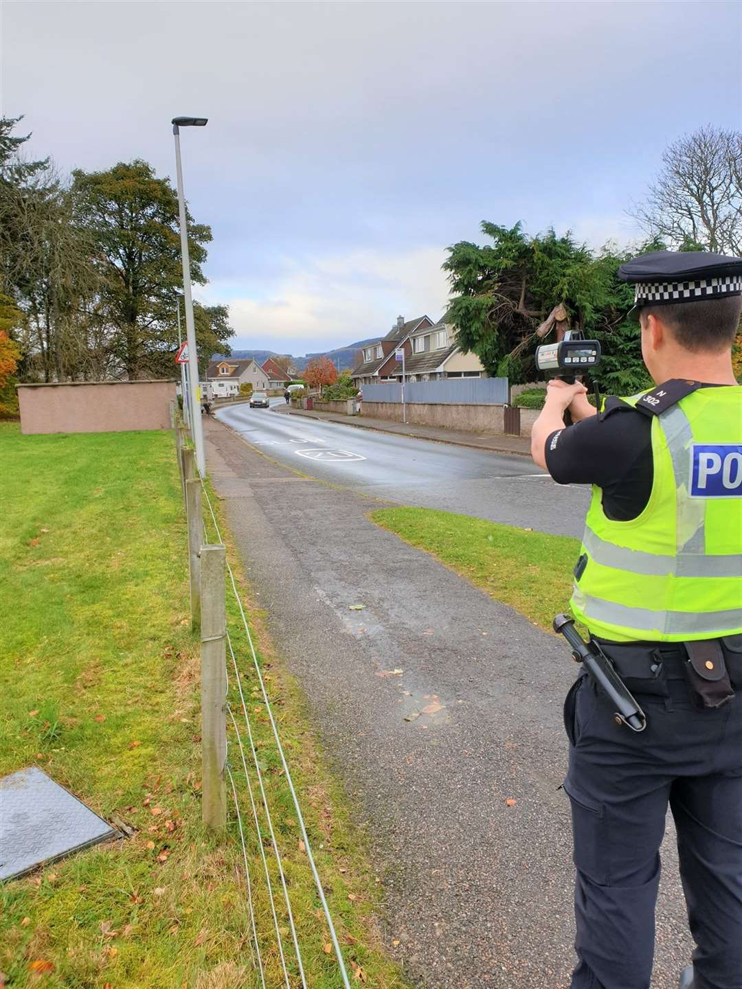 Community police on traffic checks around Inverness schools