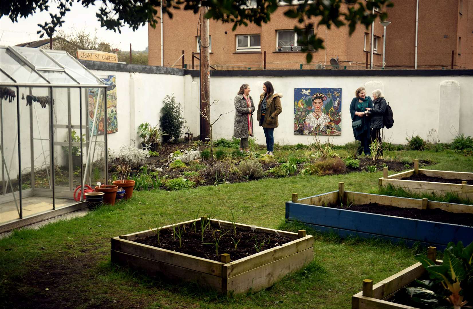 The Grant Street Community Garden has taken shape over the past two years. Picture: James Mackenzie