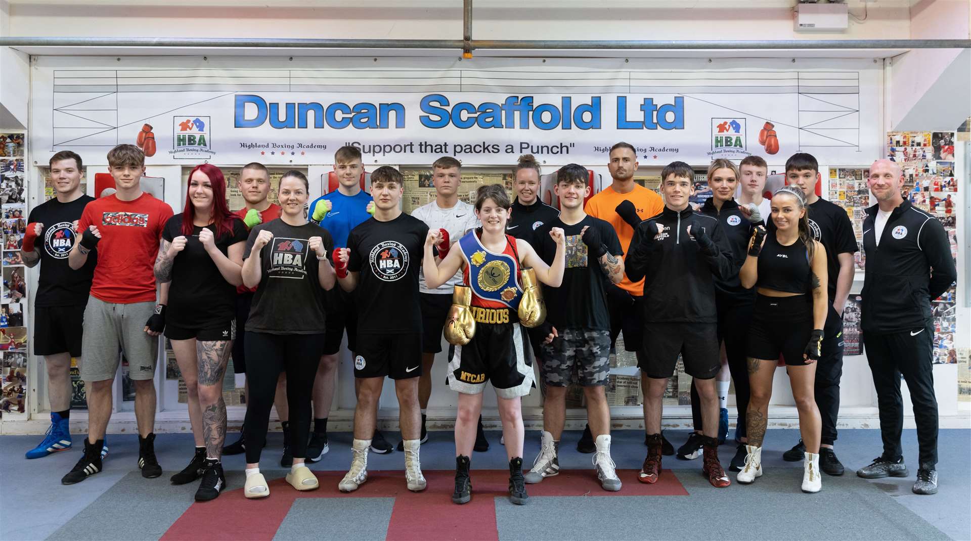 Lindsay Fulton credits her Highland Boxing Academy teammates with helping her hit new heights in the sport. Picture: David Rothnie