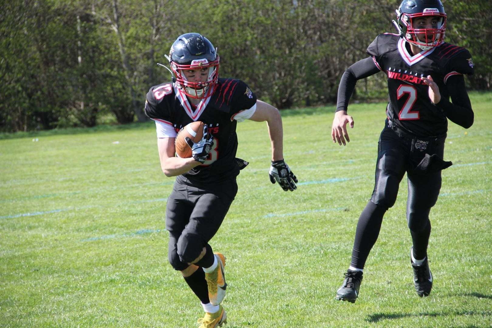 Highland Wildcats won all three of their matches at the Edinburgh Knights' 2022 American football tournament. Picture: Anita Crant