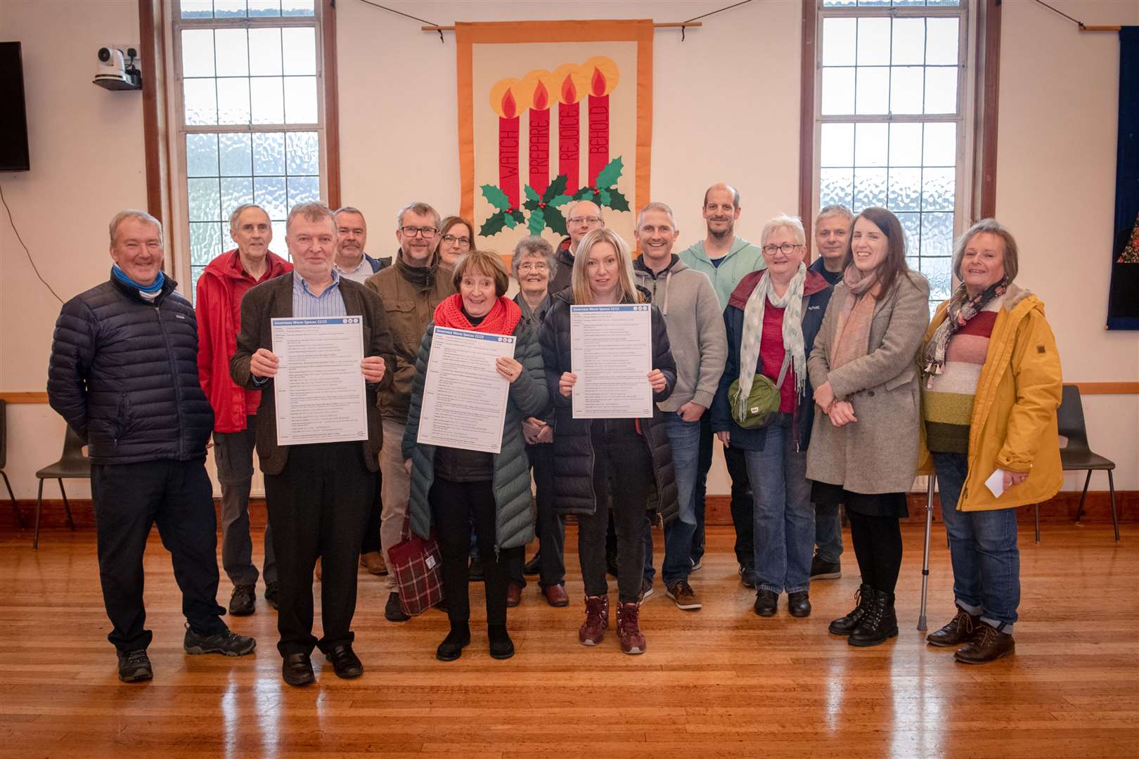 Faith groups and other organisations have come together to launch Inverness Warm Spaces. Picture: Callum Mackay.