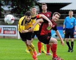 Sean Webb, in action here against Inverurie, has three goals in as many games. Picture: Gary Anthony.