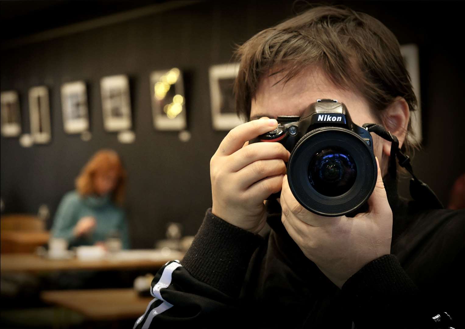 The photographer. Picture: James Mackenzie.