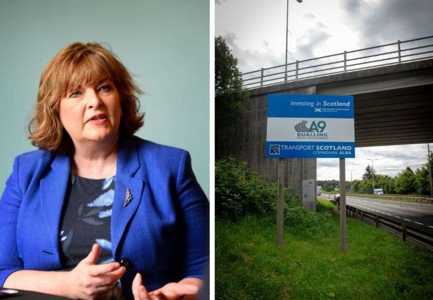 Transport minister Fiona Hyslop to attend A9 drop in session.