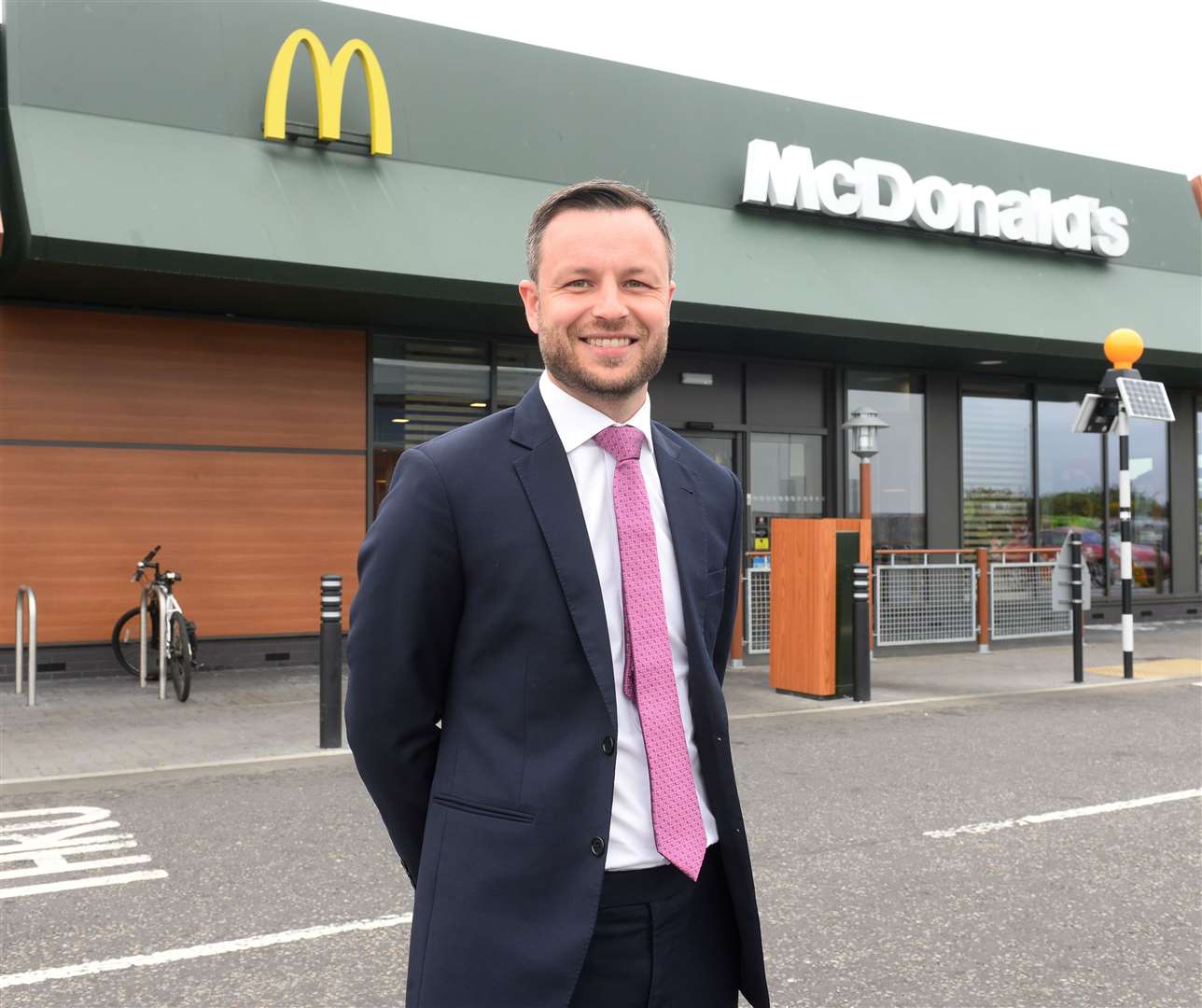 Iain Fyfe has become the youngest McDonald's franchisee in Scotland. Pictures: Gary Anthony