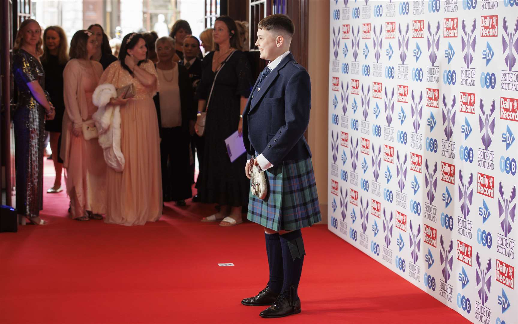 Keiran Reid (12) was honoured at the Pride of Scotland awards ceremony for his efforts in raising thousands of pounds for the RNLI.