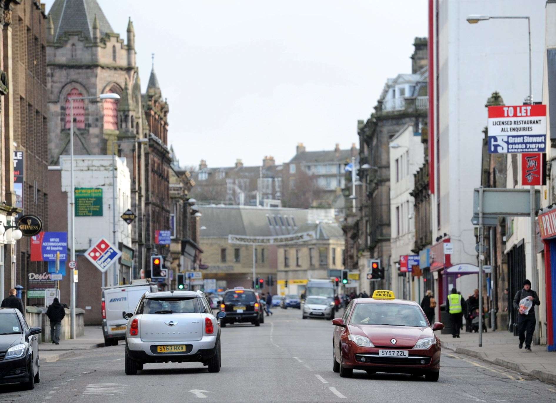 Academy Street Inverness. . Picture: Gary Anthony. Image No..