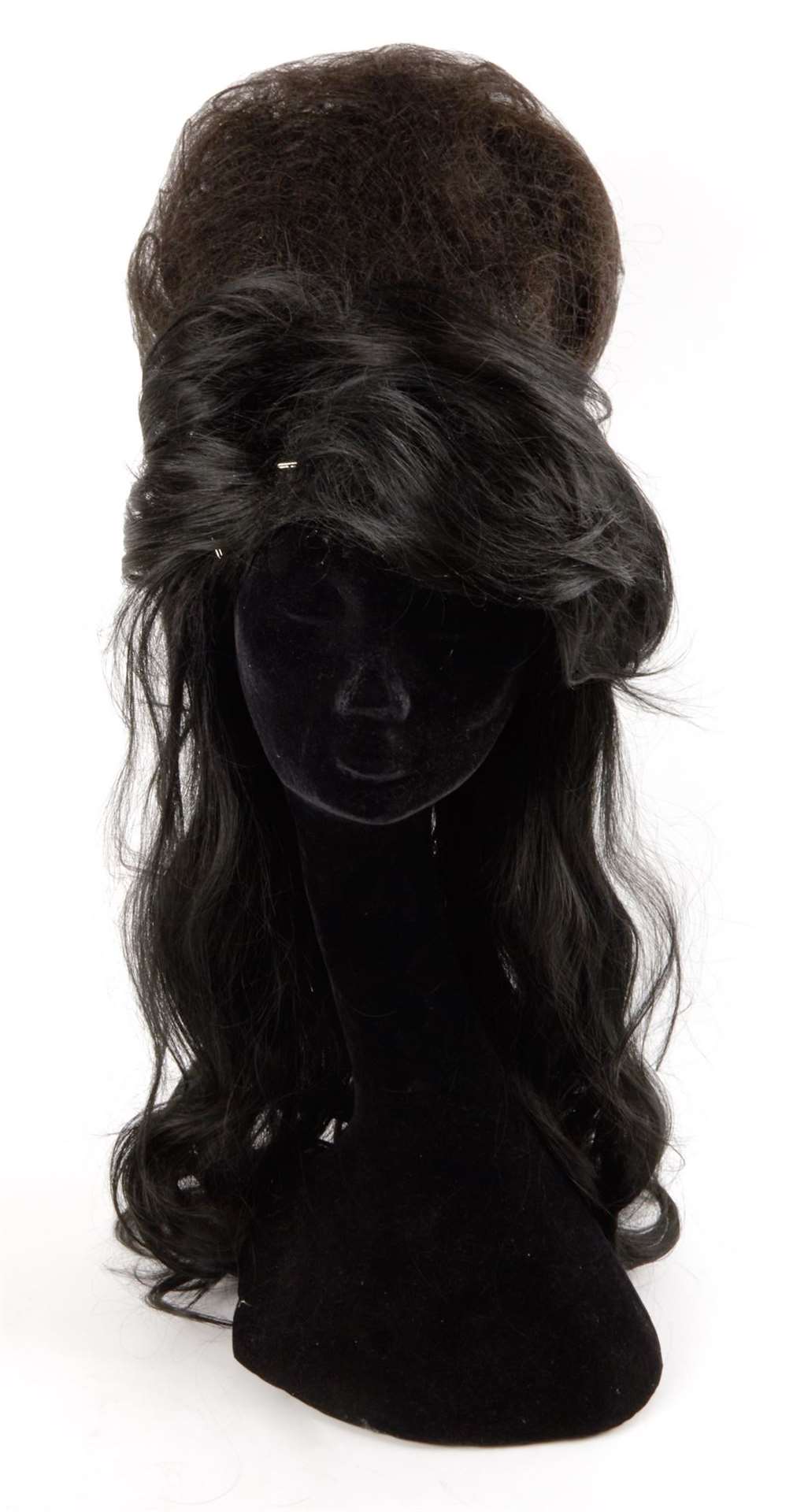 Winehouse’s beehive hair topper, worn during her performance at the 2008 Grammy Awards ceremony is priced at up to 20,000 dollars (£17,000) (Julien’s Auctions/PA)