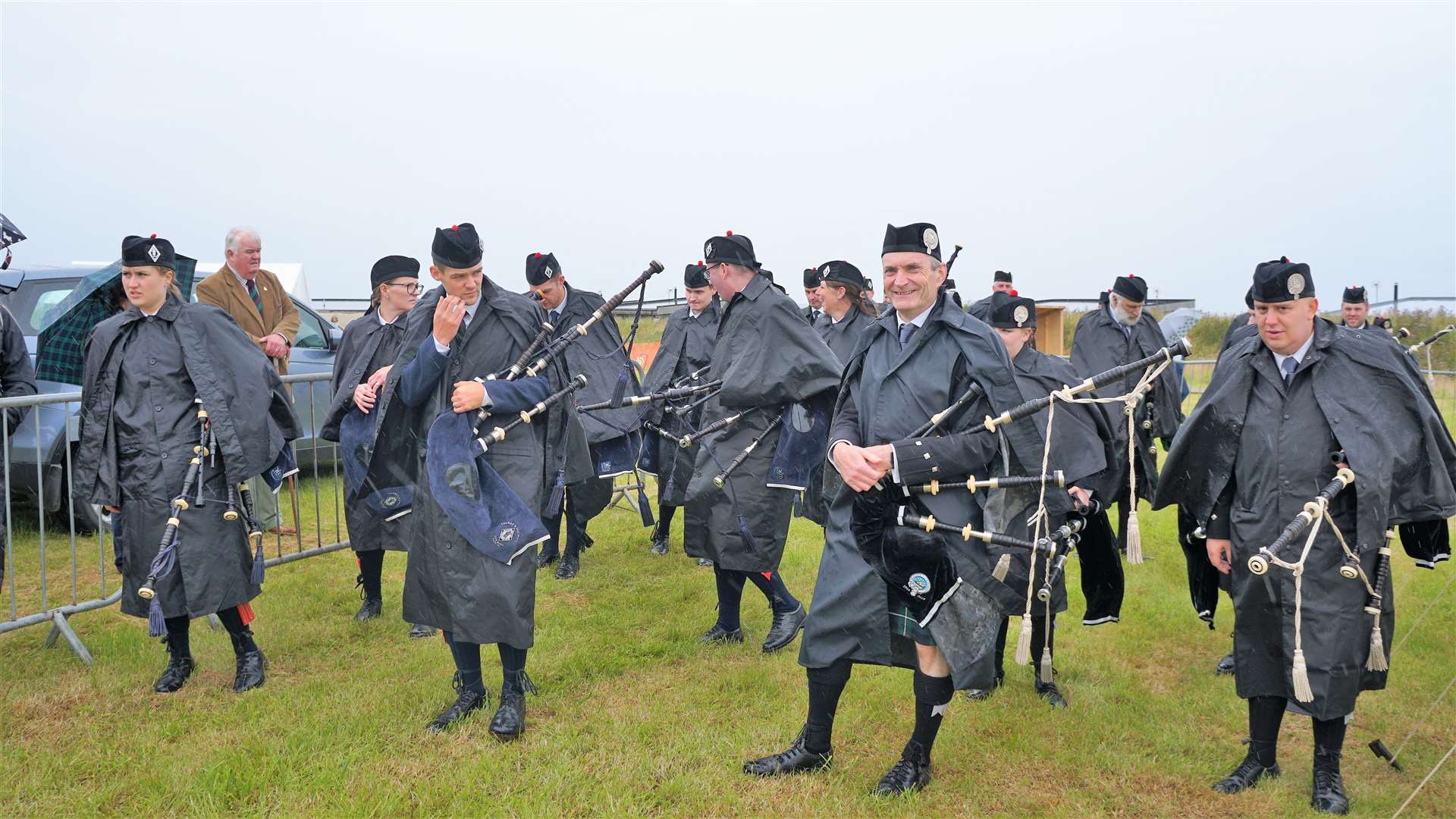 Pipe bands from Wick and Thurso provided entertainment. Picture: DGS