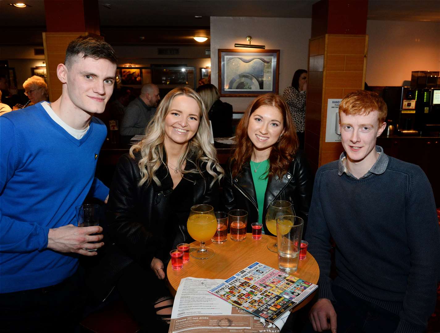 Daniel MacDonald, Leah Ross, Sian Esson and Arran Maclean.Picture Gary Anthony.