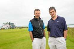Castle Stuart general manager Stuart McColm (left) and Fraser Cromarty, sales and marketing director for the links course. Picture by Callum Mackay.