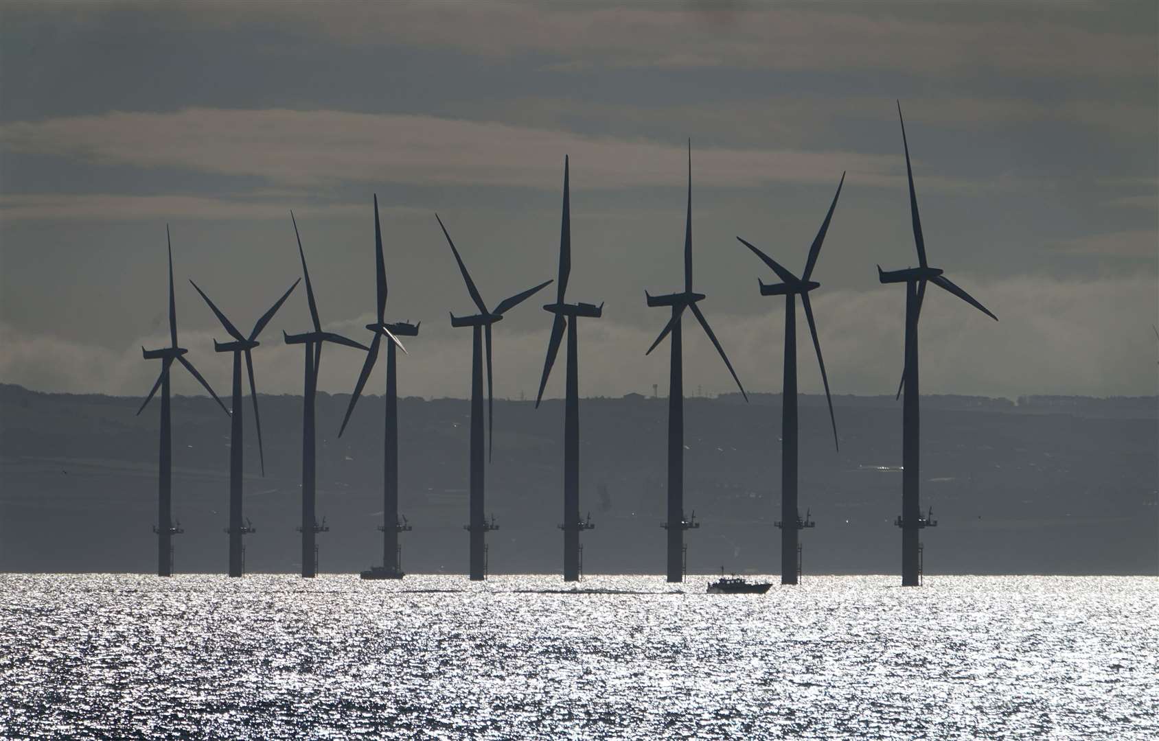 Offshore wind farms paid back nearly £117 million for the final three months of last year (Owen Humphreys/PA)