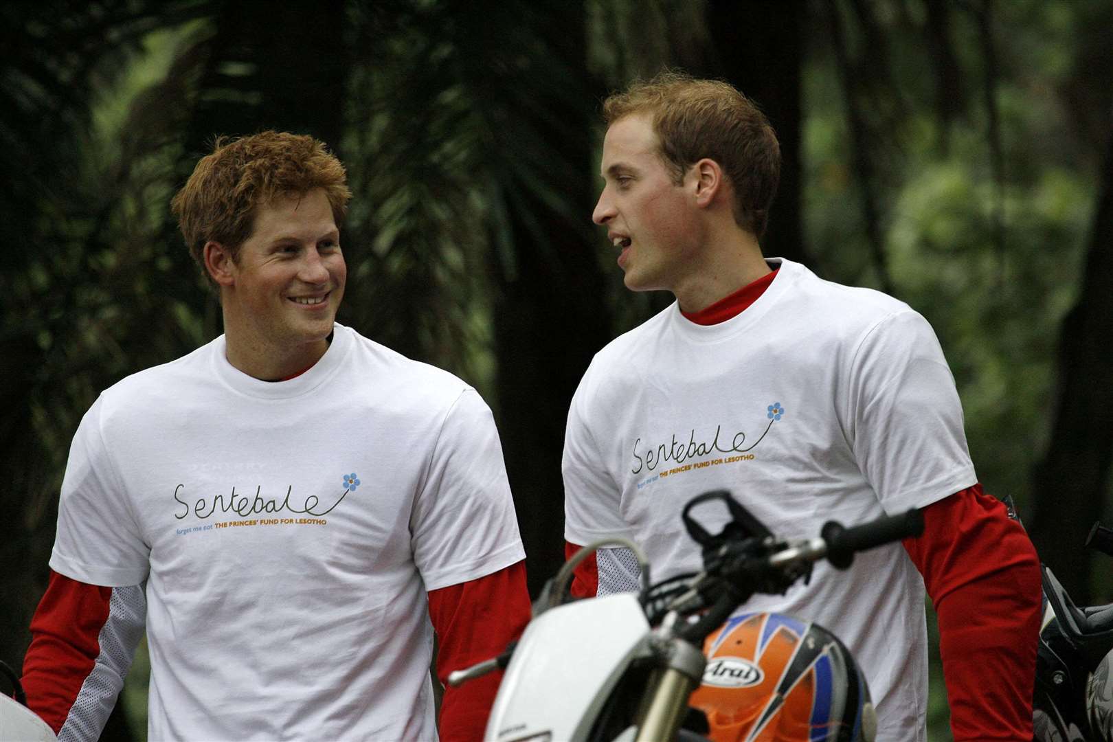 William and Harry in 2008 (Jerome Delay/PA)