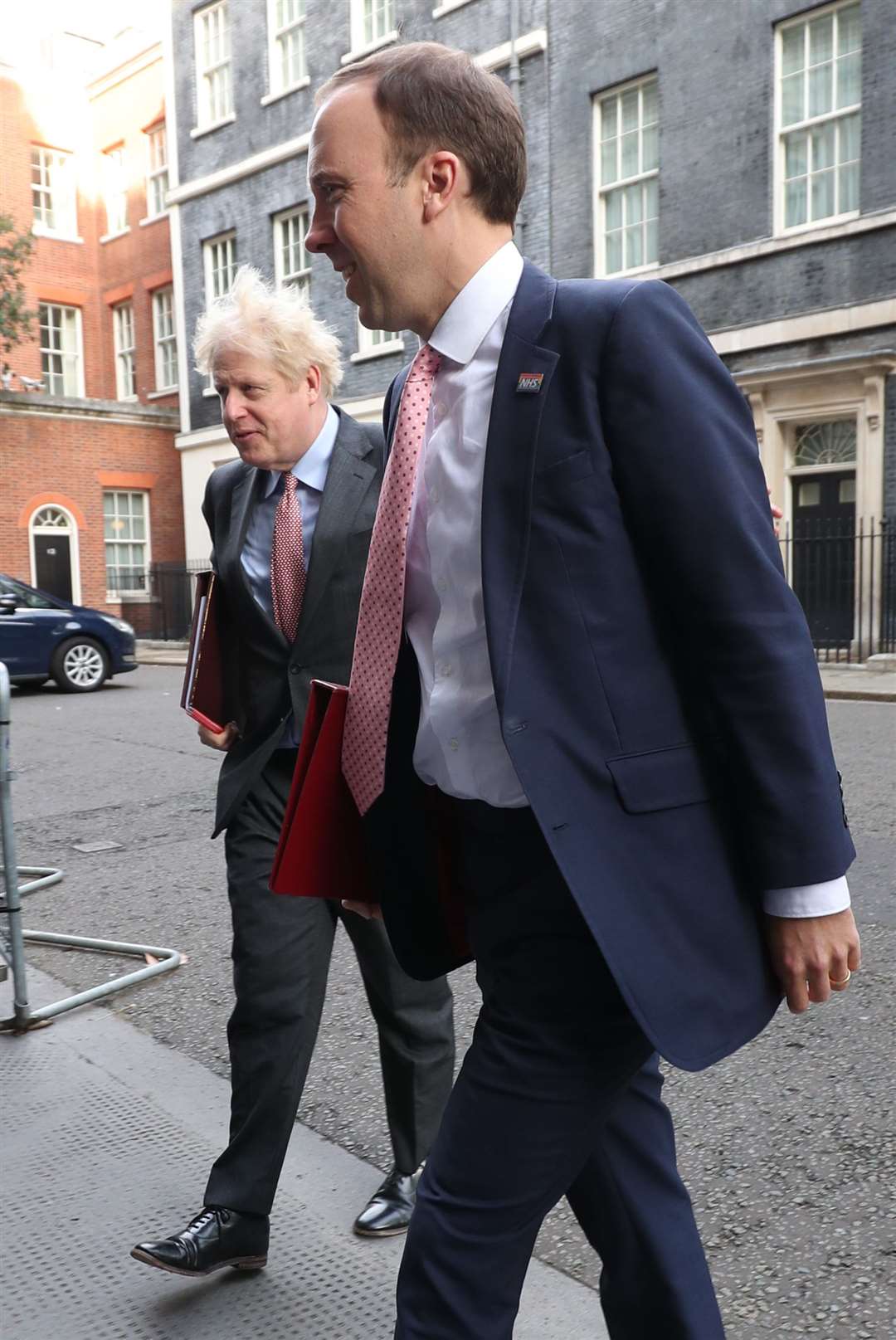 Former prime minister Boris Johnson and ex-health secretary Matt Hancock both came in for criticism from Mark Drakeford during the inquiry hearing (Yui Mok/PA)