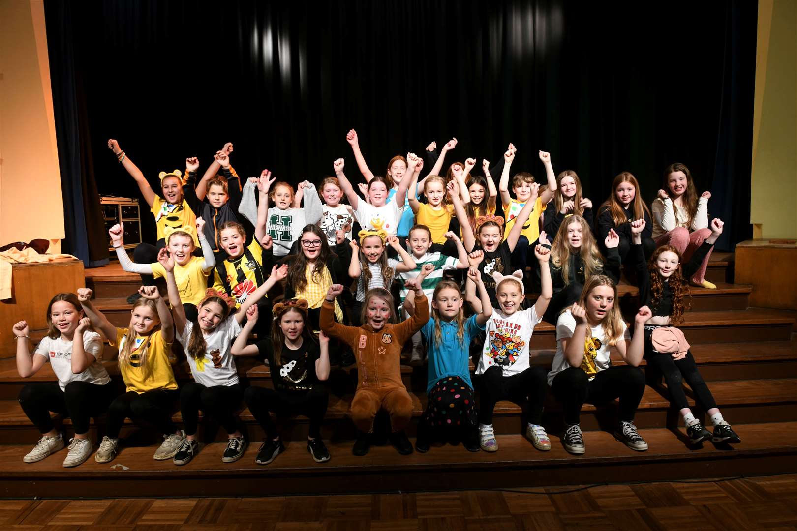 Hilton Primary children dancing for Children in Need, the dancers. Picture: Callum Mackay..