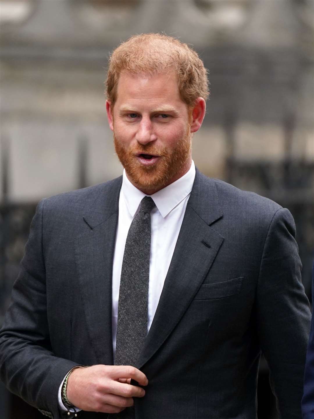 The Duke of Sussex made a surprise appearance for the first hearing in his claim against Associated Newspapers over alleged unlawful information gathering (James Manning/PA)