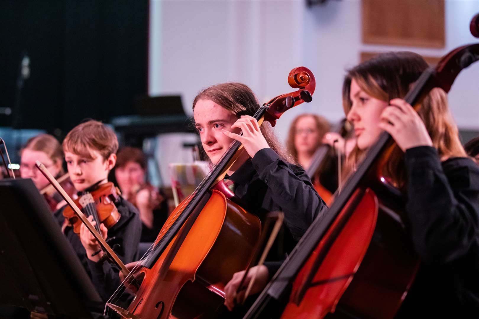Action from the Highland Young Musicians' concert at Inverness High School on March 18, 2023. Picture: Paul Campbell Photography.