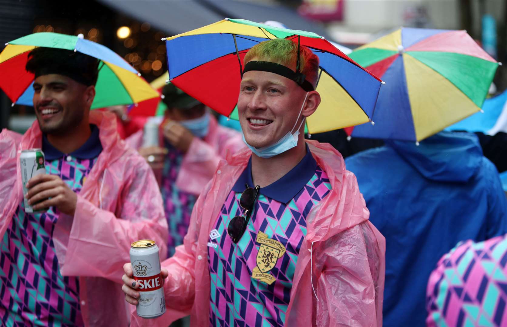 Thousands of Scotland fans are in London for the match against England at Wembley (Keiran Cleeves/PA)