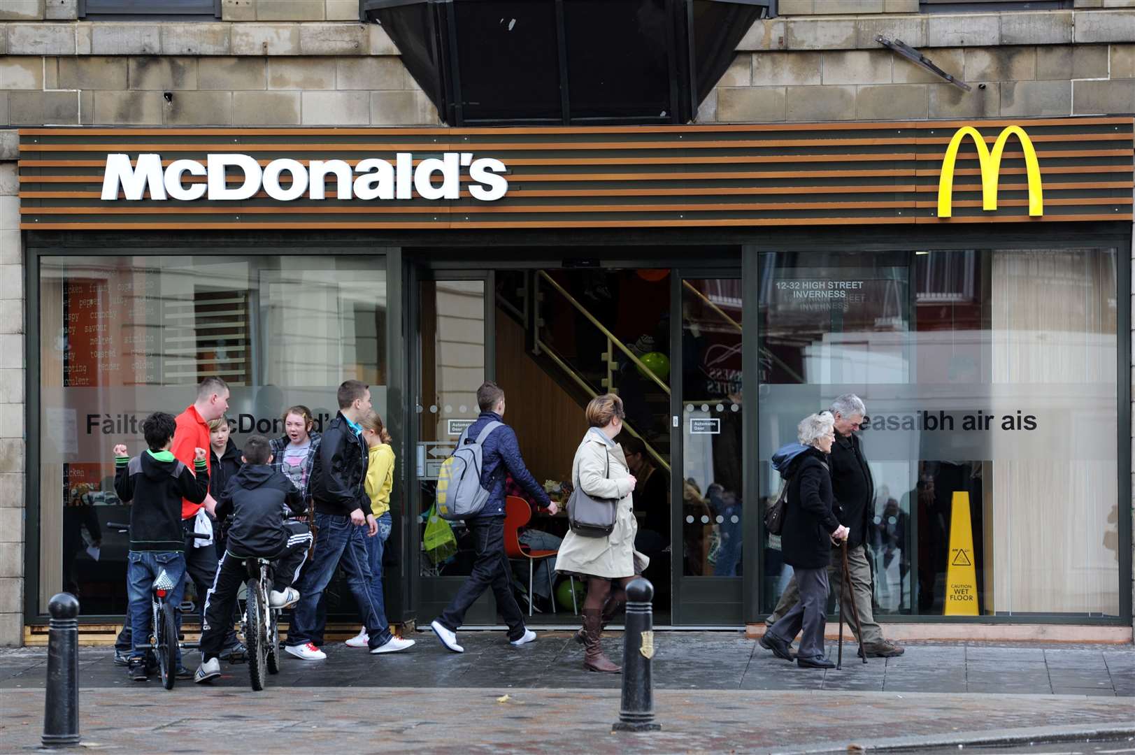McDonald's in Inverness High Street.