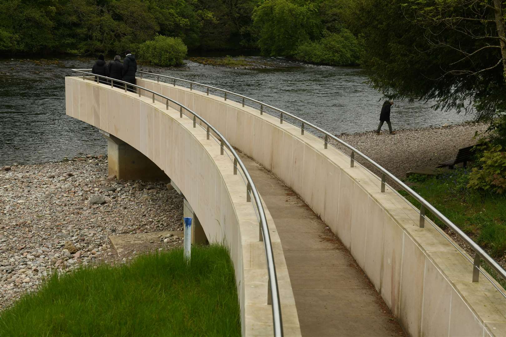 The Gathering Place is part of the an art project for the River Ness. Picture: James Mackenzie.