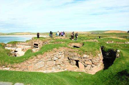 Skara Brae dates back 5,000 years.