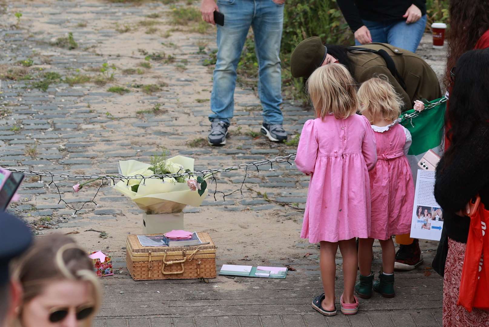Tributes were left outside O’Connor’s former home (Liam McBurney/PA)