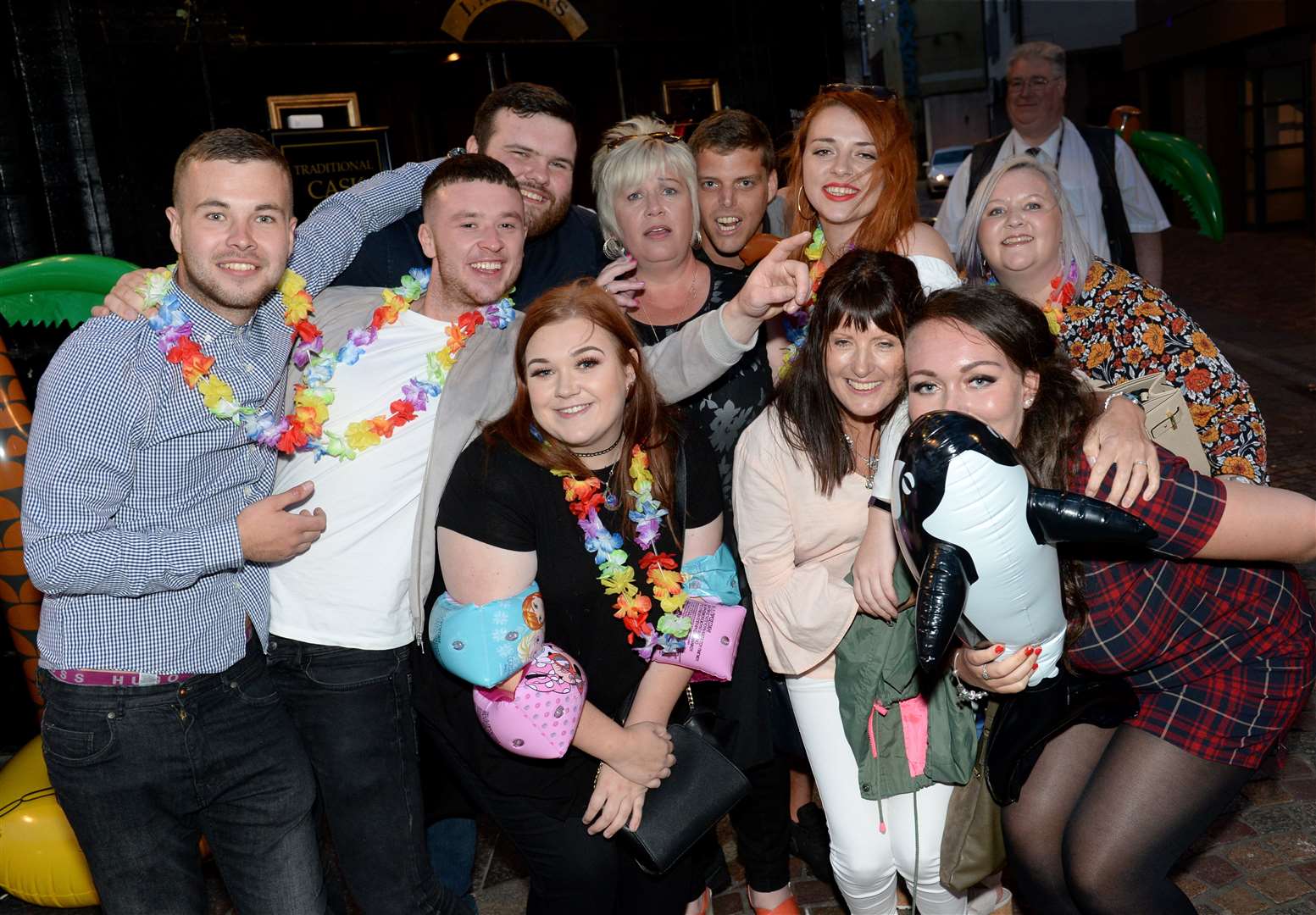 Keiran Stewart (left) celebrates his Maths Degree from Edinburgh University with friends. Picture: Gary Anthony.