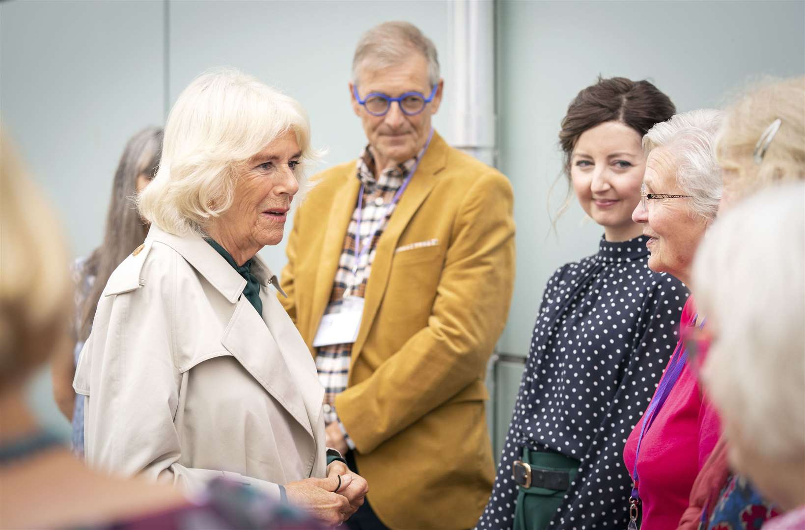 The Duchess of Rothesay during a visit to Nairn Book and Arts Festival and the environment charity Green Hive, at Nairn Community Centre. Picture: Jane Barlow/PA Wire