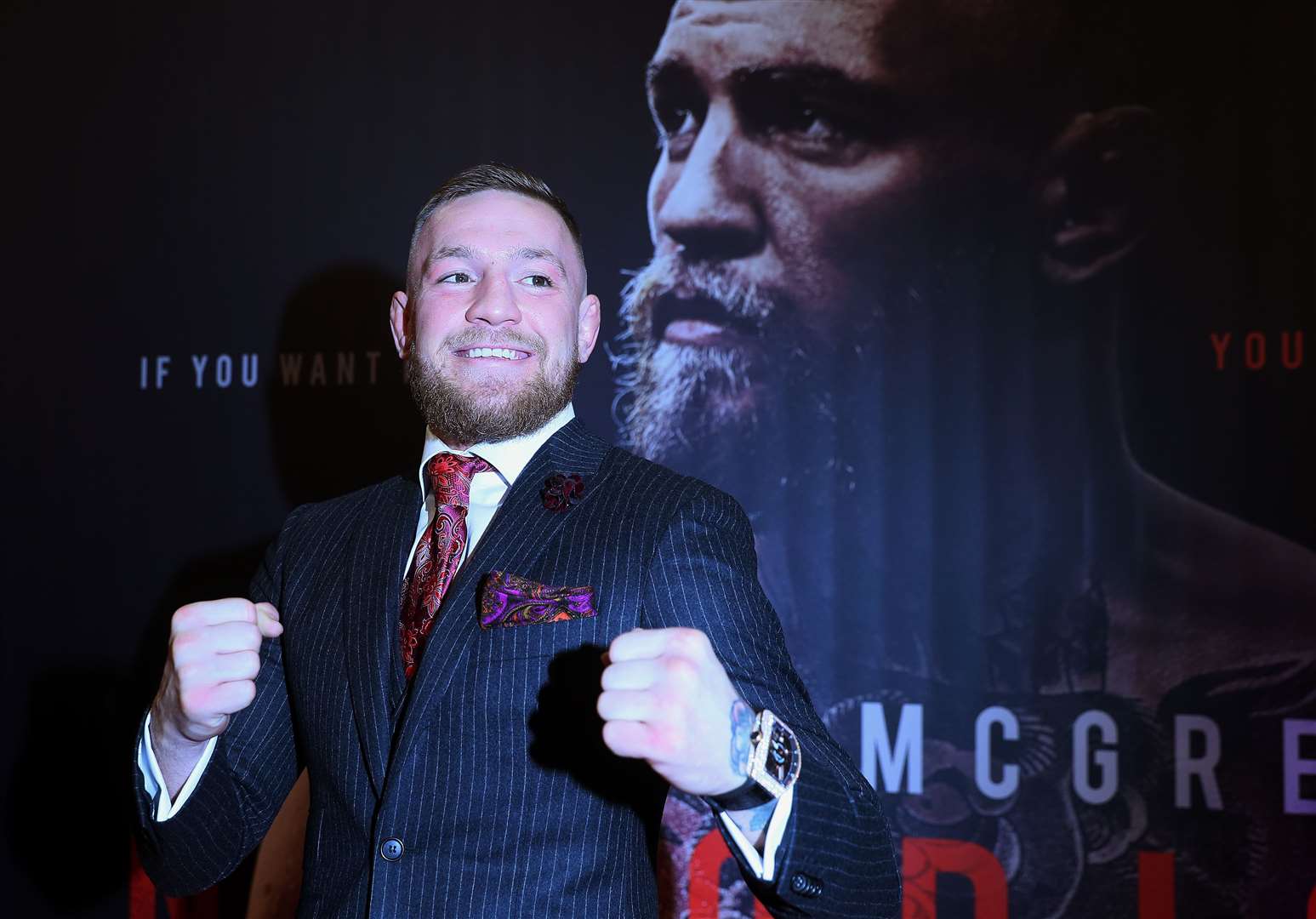 Conor McGregor has helped out the O’Leary family for the second time (Brian Lawless/PA)