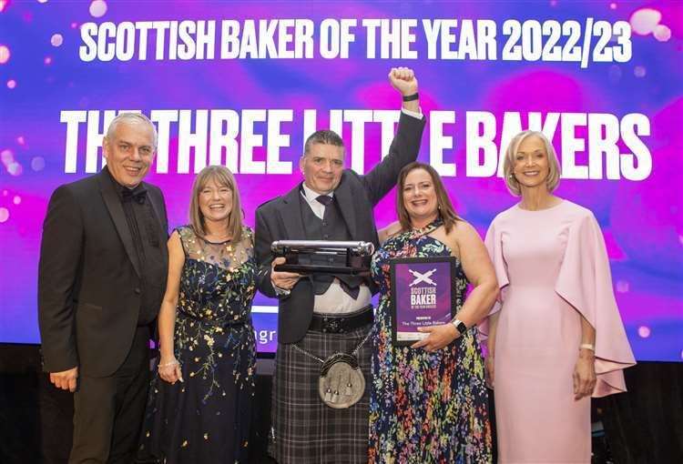 Previous years winners The Three Little Bakers of Inverness at the awards
