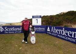 Paul Lawrie officially marks the opening of the new season at Castle Stuart.